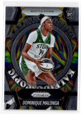 2025 Panini Prizm WNBA Kaleidoscopic Base Rookie #15 Dominique Malonga RC Storm