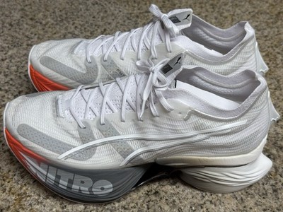 PUMA Fastroid Nitro Elite - White/ Silver/ Cherry Tomato (379068-04) - 11.0 Men