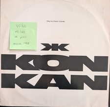 Kon Kan I Beg Your Pardon Vinyl Record 12" VG/VG A8969T 1988