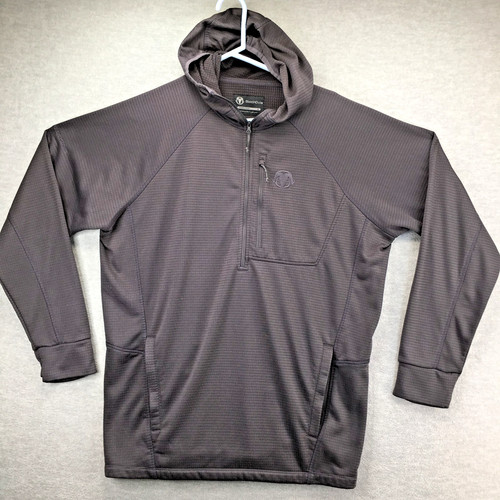 BlackOvis Timber Creek Performance Grid Fleece 1/4 Zip Hoodie XL