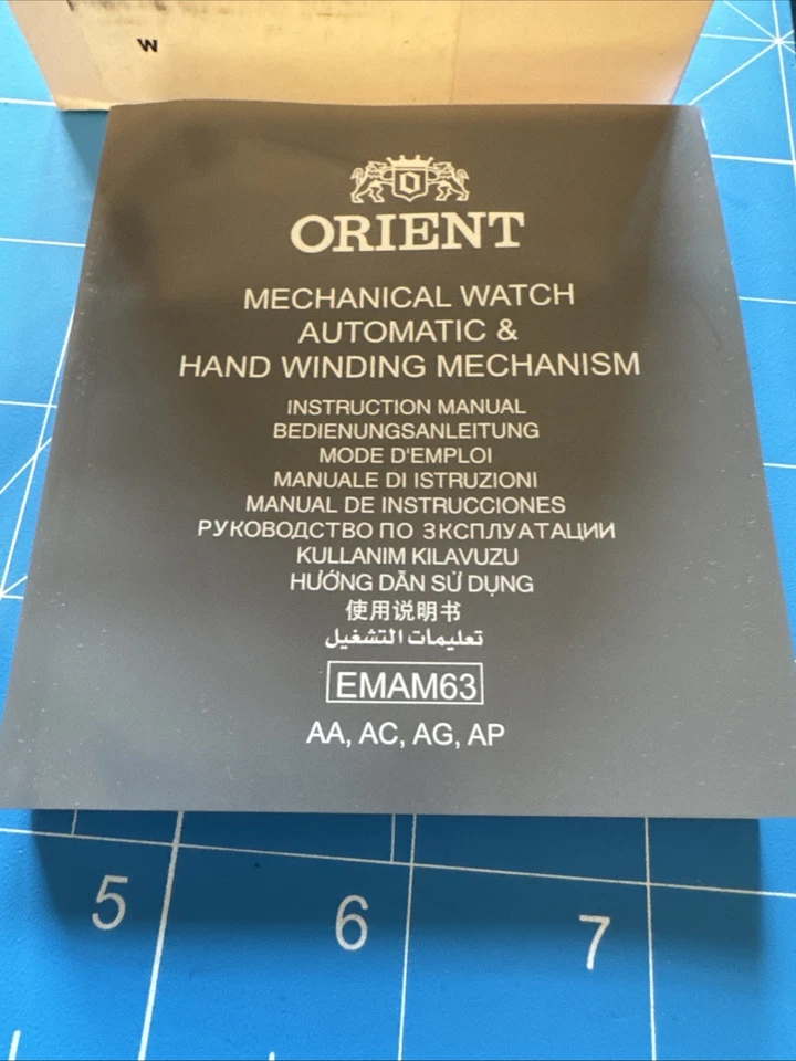 Relógio de pulso masculino Orient Mako II FAA02009D9 - Conjunto completo - Imagem 3 de 4