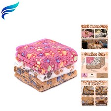 3-Pc Washable Fleece Guinea Pig Blankets - Absorbent  Cozy Pet Bedding