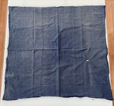 Vintage Japanese Indigo Cotton Boro Fabric Sh...
