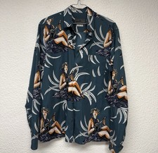 PRADA Herren Hemd Größe 40 L Slim Fit Langa...