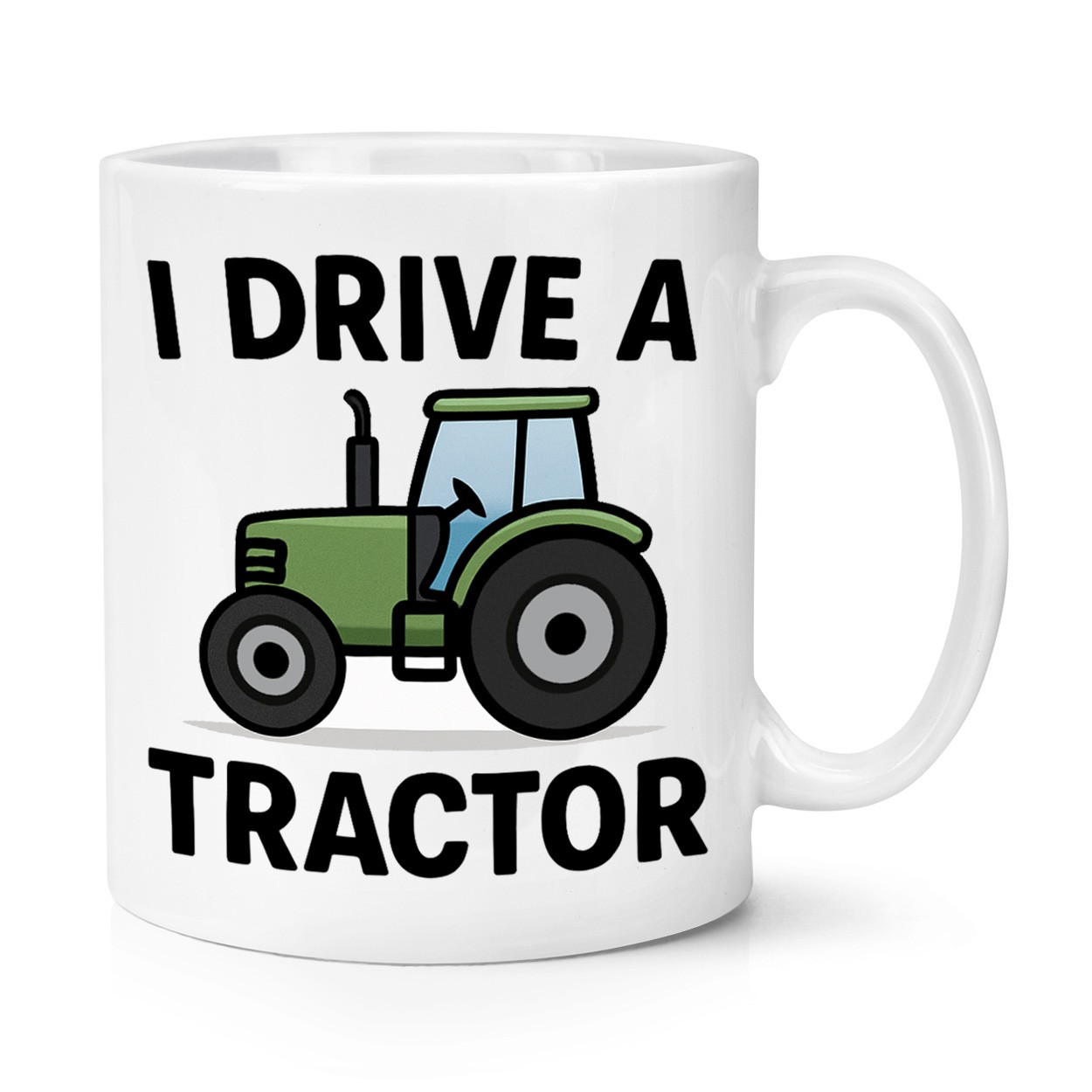 I Drive A Tractor 10oz Mug Cup Grandad Best Awesome Farmer Dad Fathers Day
