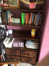 Yita 4 Tier industrial bookshelf