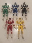 Lot of 5 Vintage Mighty Morphin Power Rangers Flip Head 5.5” 1993 Bandai