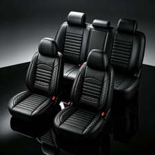 Aizdlbb Car Seat Covers For Toyotaprotector Waterproof Faux Leather Cushion