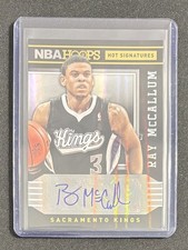 2014/15 Panini NBA Hoops Ray McCallum #32 Hot Signatures Autograph