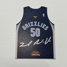 2010-11 Panini Threads - Team Threads Zach Randolph #25 Away Autographs /49 (AU)
