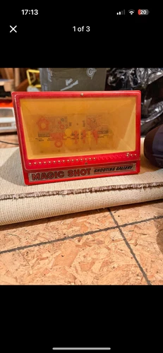 1973 Marx Magic Shot Shooting Gallery Complete w/ Gun Vintage Battery Game Works