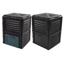 Kompostbehälter-Komposter 300 L Kapazität Aufklappbare Obere Abdeckung Mit