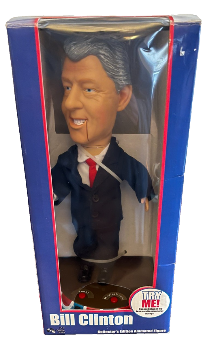 Vintage President Bill Clinton Edition Animated Figure Gemmy 2004