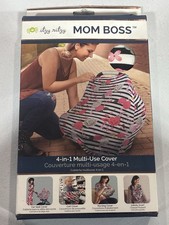 Itzy Ritzy Mom Boss 4 in 1 Multi-Use Cover Nursing Car Seat SHOPPING Cart Scarf