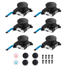 Joycon Joystick Replacement 6 Pack, Replacement Joy-stick Analog Thumb Stick ...