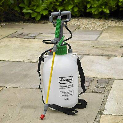 5L / 8L Garden Pressure Sprayer  Portable Hand Pump Chemical Weed Spray  Bottle | eBay