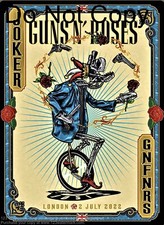 Guns N Roses 12"x18" Music Concert Poster