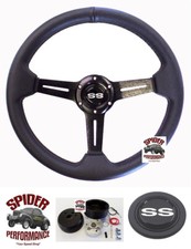 1967-1968 Chevrolet Leather Steering Wheel Ss 13 34 Drifter