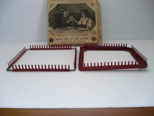 1949 Homeside Hand Weaving Loom w/Instructions + One Other Loom - Picture 7 of 16