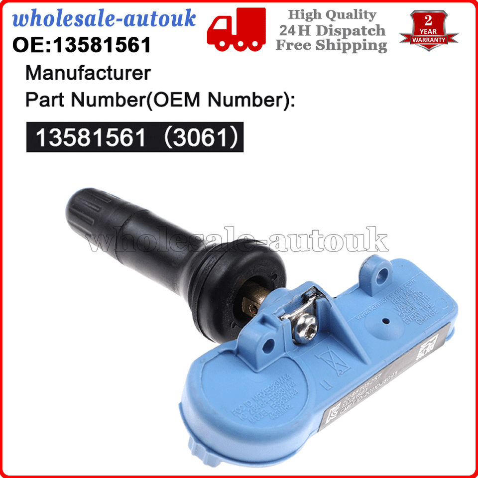 4PCS TPMS Sensor For Vauxhall Corsa E Mokka Tyre Pressure Monitoring