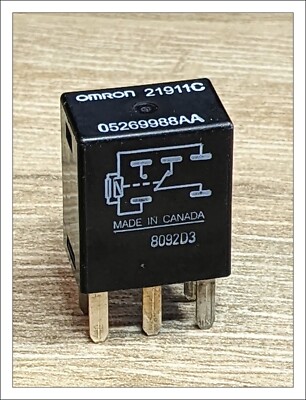   Chrysler Dodge Jeep Omron 21911C / 05269988AA multi use relay 5 pin OEM