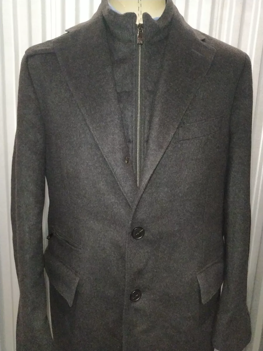 Corneliani single-breasted button-fastening coat - Blue