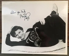 Vintage Martha Raye Signed 8X10 Glossy Photo P2110151 Movie Actress No COA