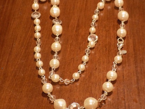 RMN Vintage Faux Pearl Necklace w 