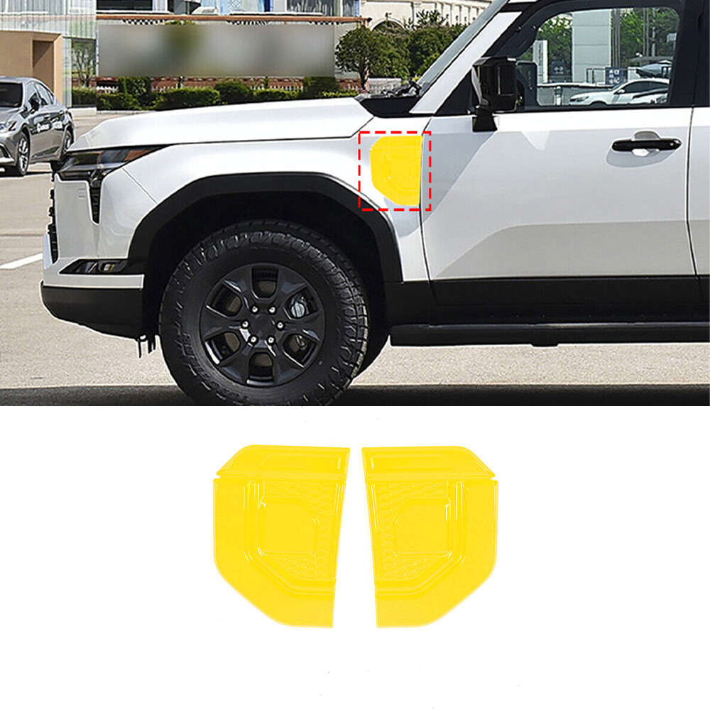 Bright Yellow Mud Flaps for Lexus GX & Land Cruiser 2024+-image