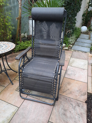 3 Stück Gartenstühle, Relaxliegen Oasis XL