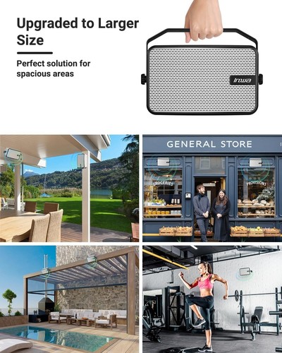 Powerful Wall Mount Bluetooth Speakers – Sync Up to 100 Units for Stereo Sound - Picture 8 of 9