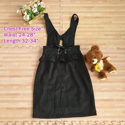 Torte Women Overall Dress Lolita Jirai Kei Hime Gyaru Ryo san Cute Black