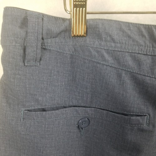 Volcom graue Bermuda Freizeitshorts für Herren Größe 36 flache Vorderseite neu ohne Etikett feuchtigkeitsableitender Stoff - Bild 8 von 15