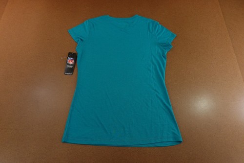 Miami Dolphins NFL Team Apparel Womens Size Small Teal Short Sleeve Tee NWT - 第 4/9 張圖片