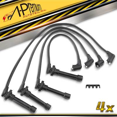 4x Zündleitungssatz Zündkabel für Honda CRX 3 4 5 6 Integra Coupe 32722P2T000