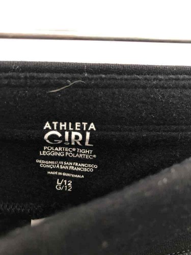 Pre-Owned Athleta Girl Black Child Size Large Girl's Athletic Pants - Picture 3 of 3
