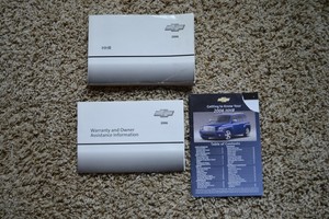 2006 CHEVROLET HHR OWNER'S MANUAL | eBay
