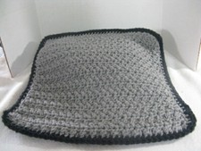 Crocheted Kitchen Hot Pads (Gray & Black) ~ Handmade ~ **Gift Idea