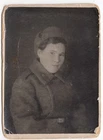 1943 WW2 WWII Pretty girl Woman Military uniform Soviet Red Army original photo