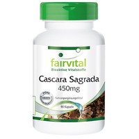 Cascara Sagrada Extrakt 450 Mg 90 Kapseln, 4-Fach Konzentriert Vegan | Fairvital
