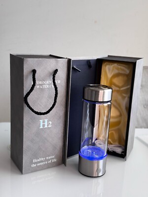 Hydrogen Water Bottle 2024 Upgrated Hydrogen Water Generator Portable Recharg...