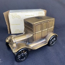 Banthrico 1926 Ford Coin Bank Car Metal - Chicago USA With Box
