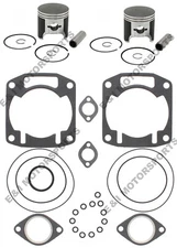 Arctic Cat ZL 550 SPI Pistons Top End Gasket Kit Std Bore 73.40mm 2000-2003