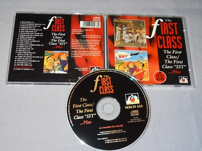 THE FIRST CLASS - S/T SAME & SST....PLUS / SEE-FOR-MILES-CD 1996 (CD MINT-)