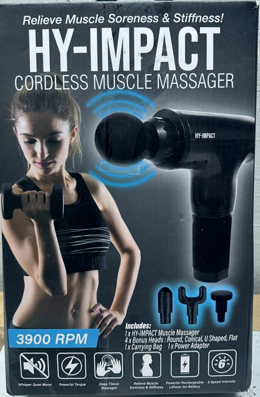 HYIMPACT Deep Tissue Muscle Massage Gun Cordless Muscle Massager