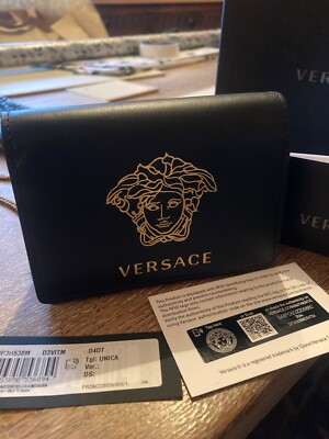 Versace Micro Umhängetasche, Kettenriemen, Neu mit Karton