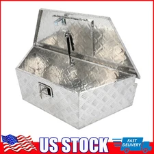 39"X16.5"X12" Aluminum Trailer Tongue Tool Box Pickup Truck Bed Storage Tool box