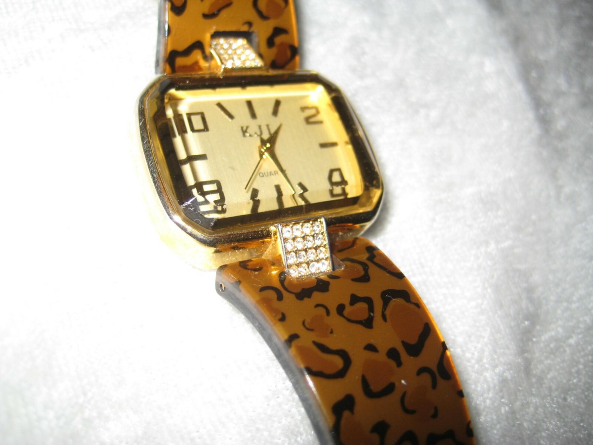 KENNETH J LANE JUNGLE QUEEN LADIES WATCH