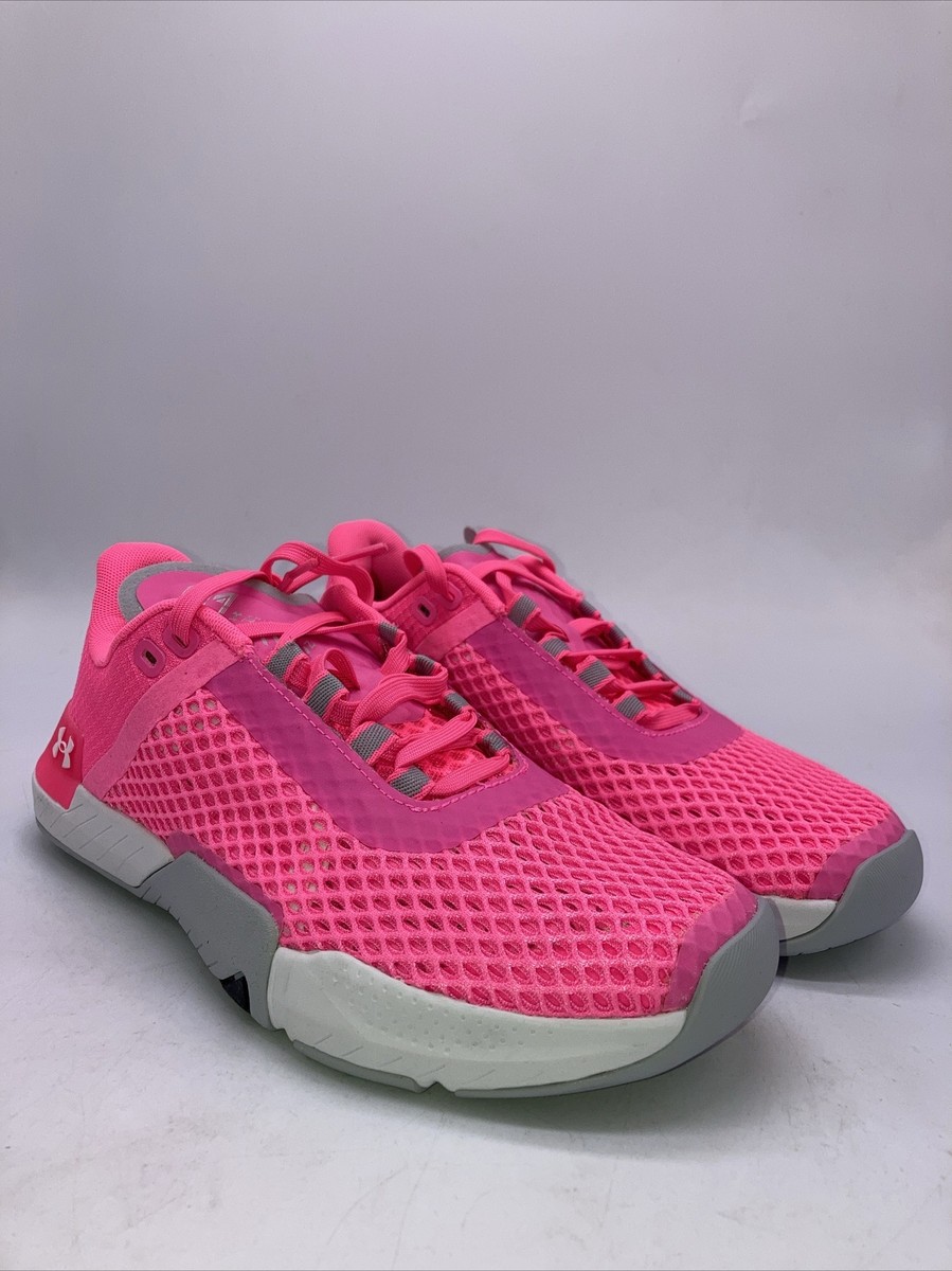 Under Armour TriBase Reign 4 Pink/Black 3025053-603 Women's Sizes