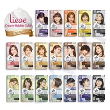 Kao LIESE Soft Creamy Bubble Foam Hair Color Prettia Dying Kit - Made in Japan